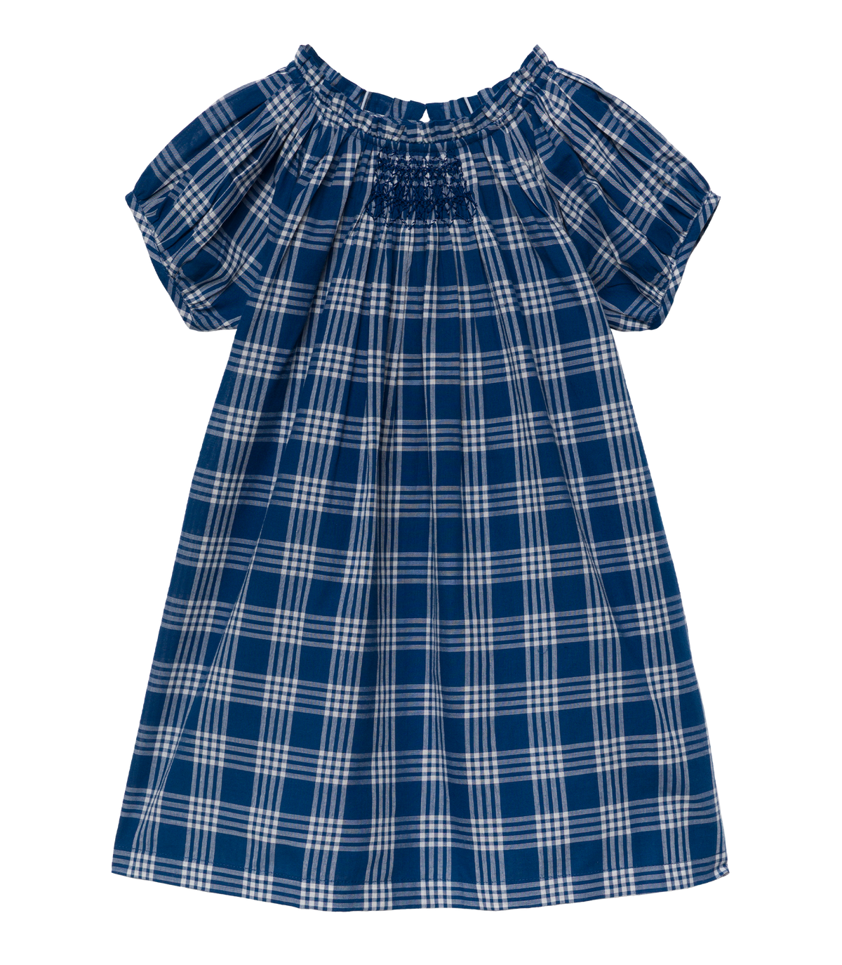 Esa Dress in Dorset Plaid | Organic Cotton Voile