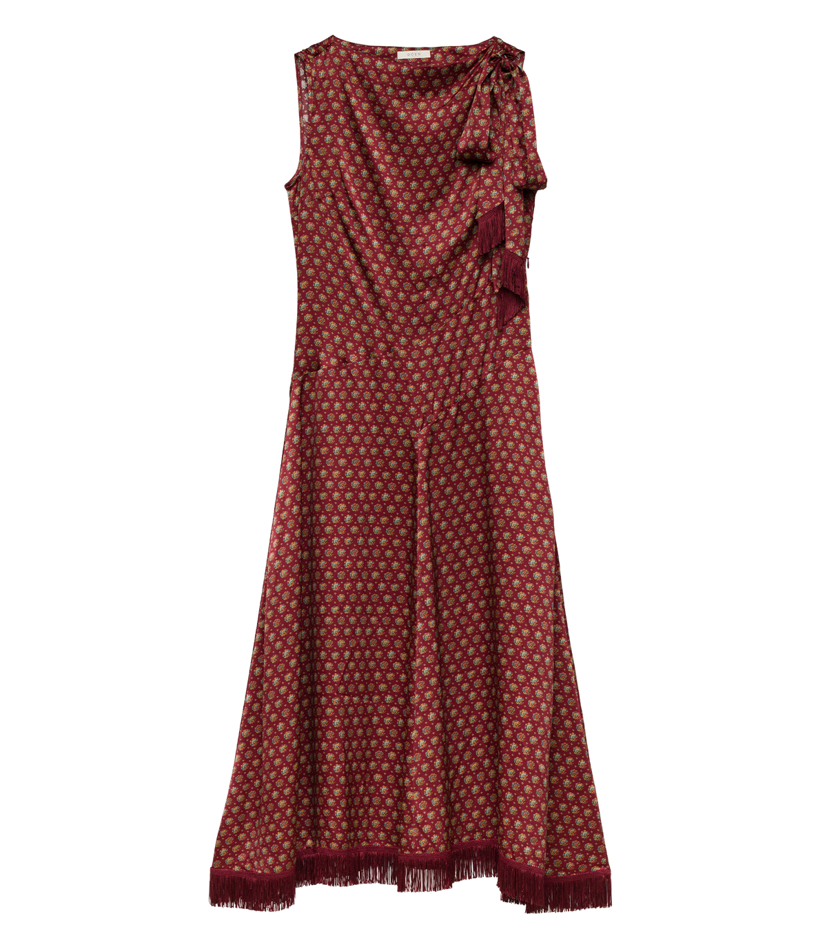 Nova Dress – San Sebastian Foulard Silk Satin Gown