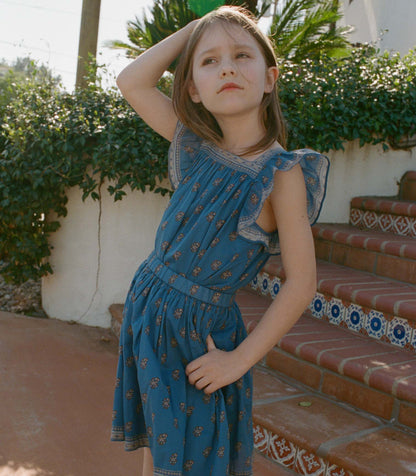 Bari Cotton Voile Top – Eartha Paisley Print
