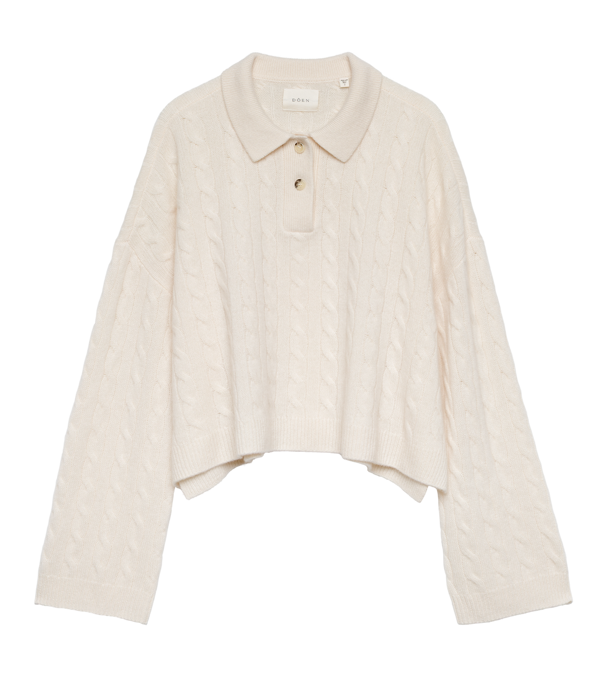 Cambridge Cable-Knit Cashmere Sweater – Magnolia