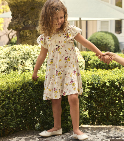 Duet Silk Satin Dress | Sweetbriar Floral Print