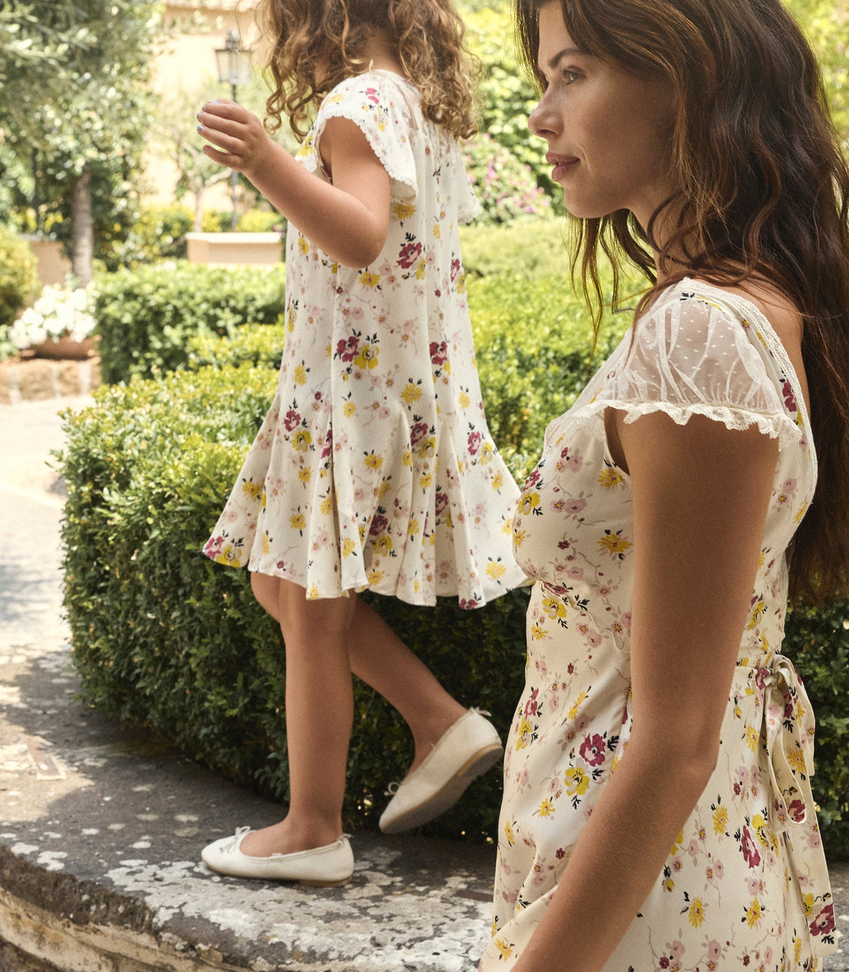 Duet Silk Satin Dress | Sweetbriar Floral Print