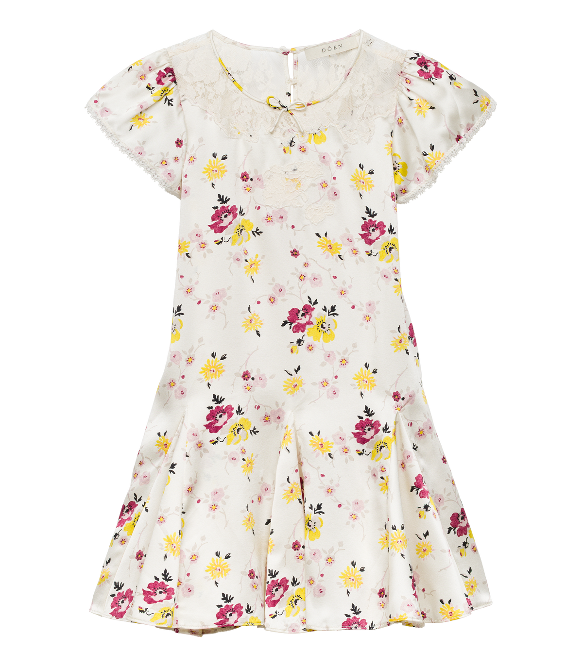 Duet Silk Satin Dress | Sweetbriar Floral Print