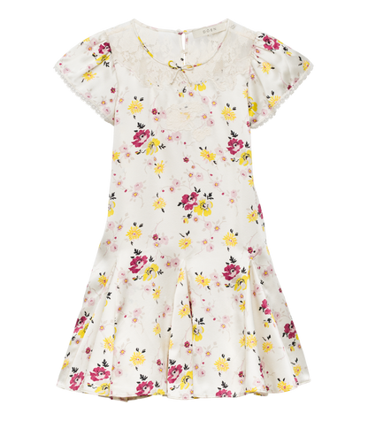 Duet Silk Satin Dress | Sweetbriar Floral Print