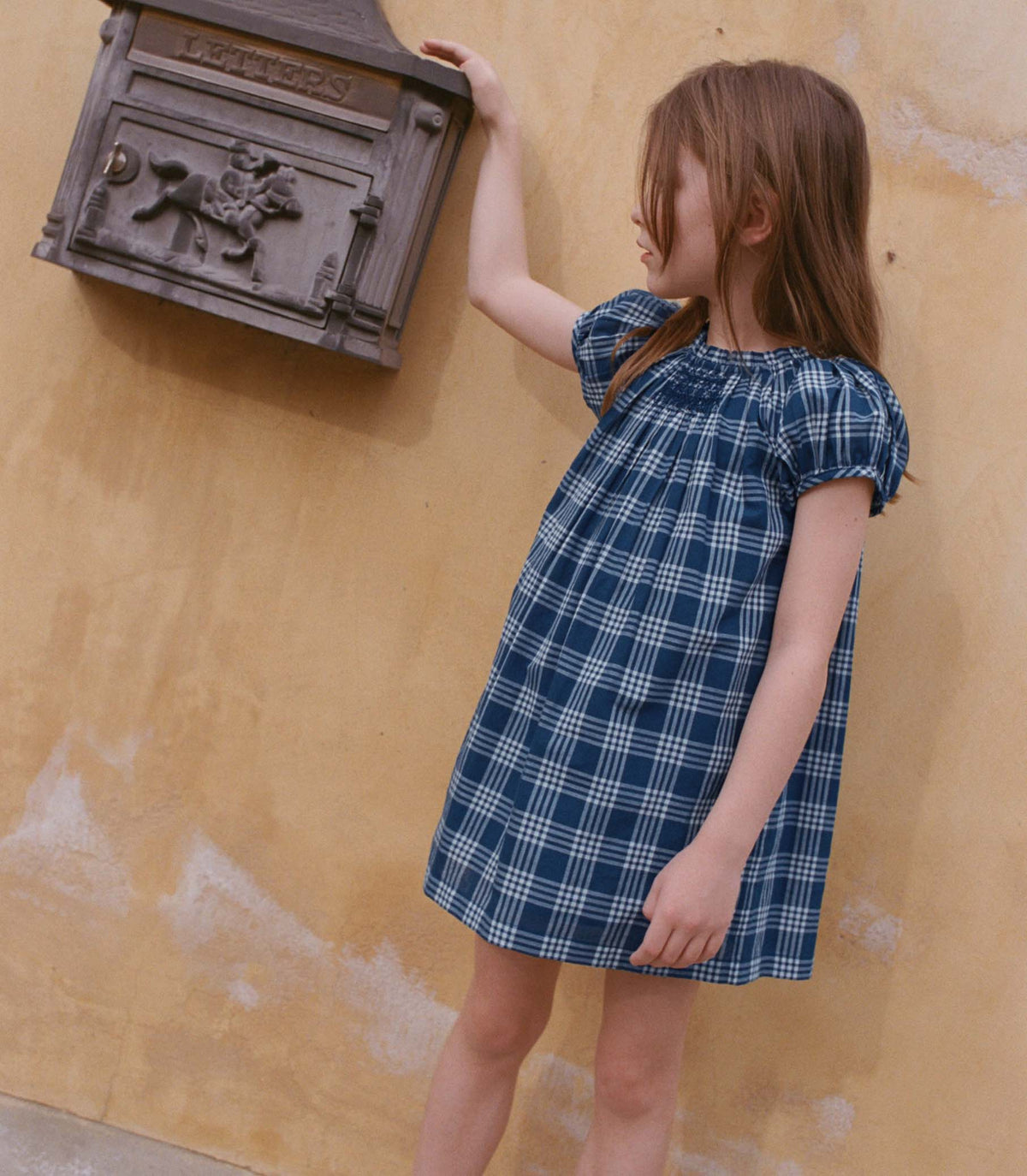 Esa Dress in Dorset Plaid | Organic Cotton Voile