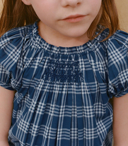 Esa Dress in Dorset Plaid | Organic Cotton Voile