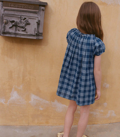 Esa Dress in Dorset Plaid | Organic Cotton Voile