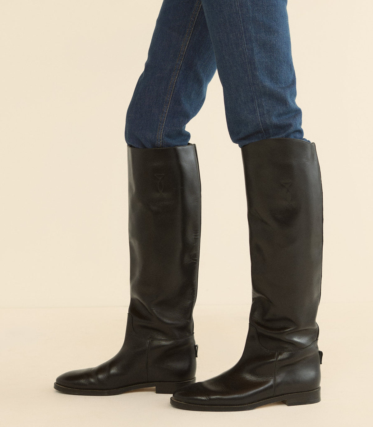 Essex Black Box Calf Leather Pull-On Boot | Italy