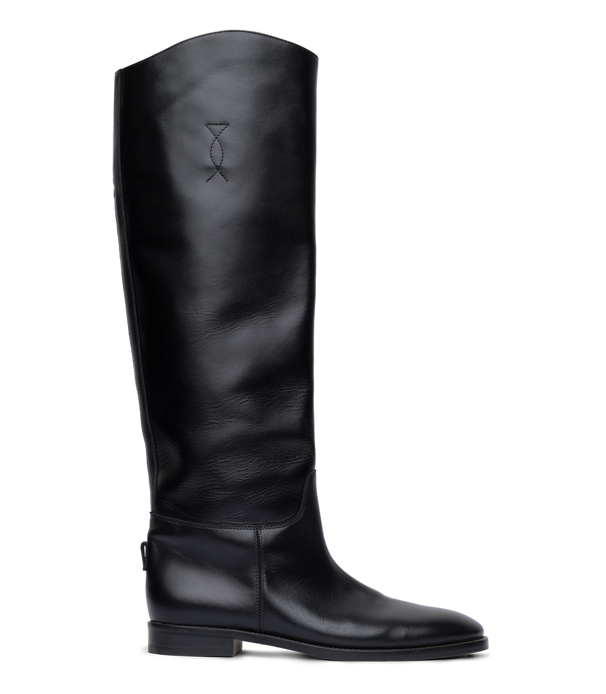 Essex Black Box Calf Leather Pull-On Boot | Italy