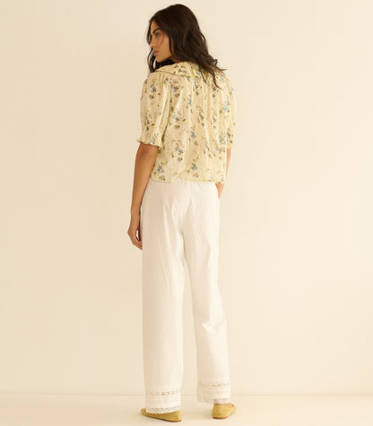 Henri Floral Blouse | Sunshine Prairie Rose Print