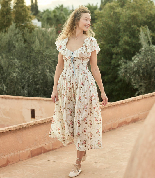 Illiana Tiered Floral Maxi Dress | Prairie Rose