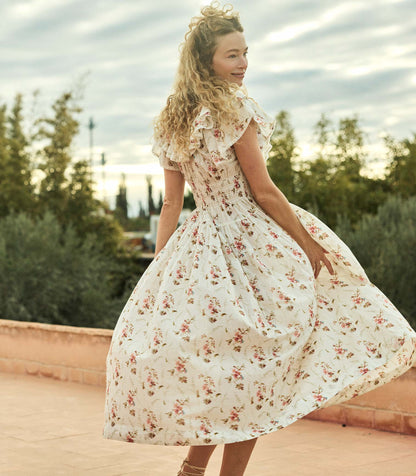 Illiana Tiered Floral Maxi Dress | Prairie Rose