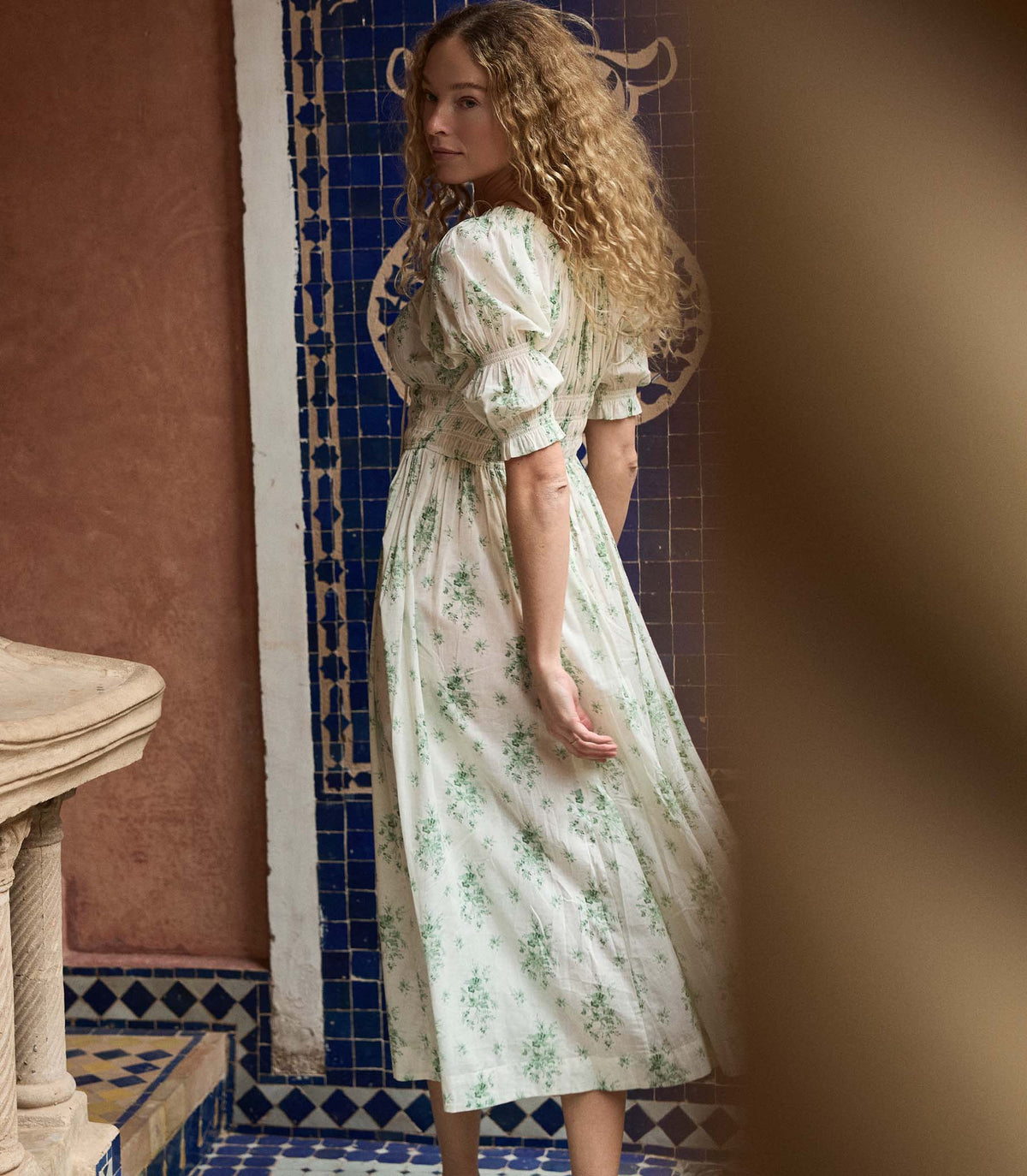 Ischia Organic Voile Dress | Petit Bouquet de Chamonix