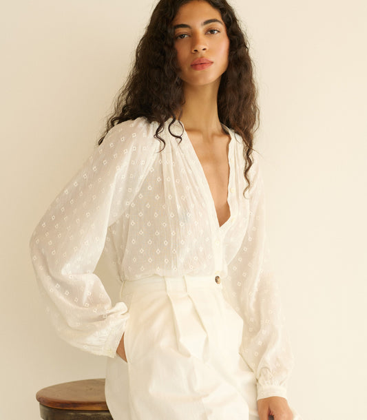 Julienne Top – Salt Marseille Embroidery