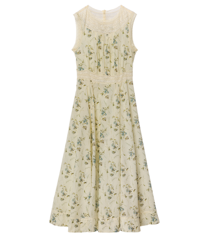 DÔEN Liliane Floral Midi Dress – Sunshine Prairie Rose