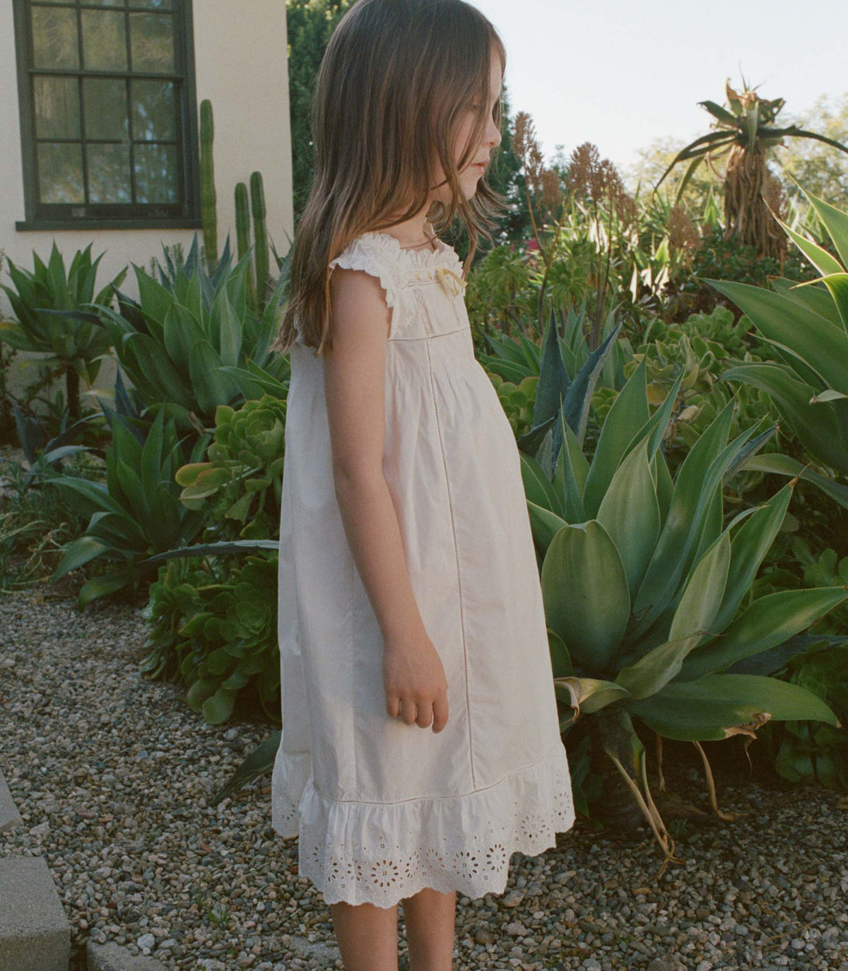 Little Patience Girls Organic Cotton Dress – Salt