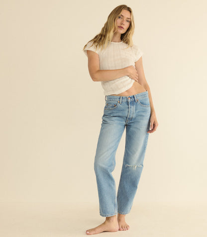 Miller Low-Rise Slouchy Jean – Nantes Light Wash | Regen Cotton