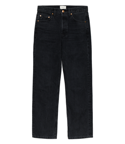Miller Low-Rise Slouchy Jean – Coal Black Wash | Regen Cotton