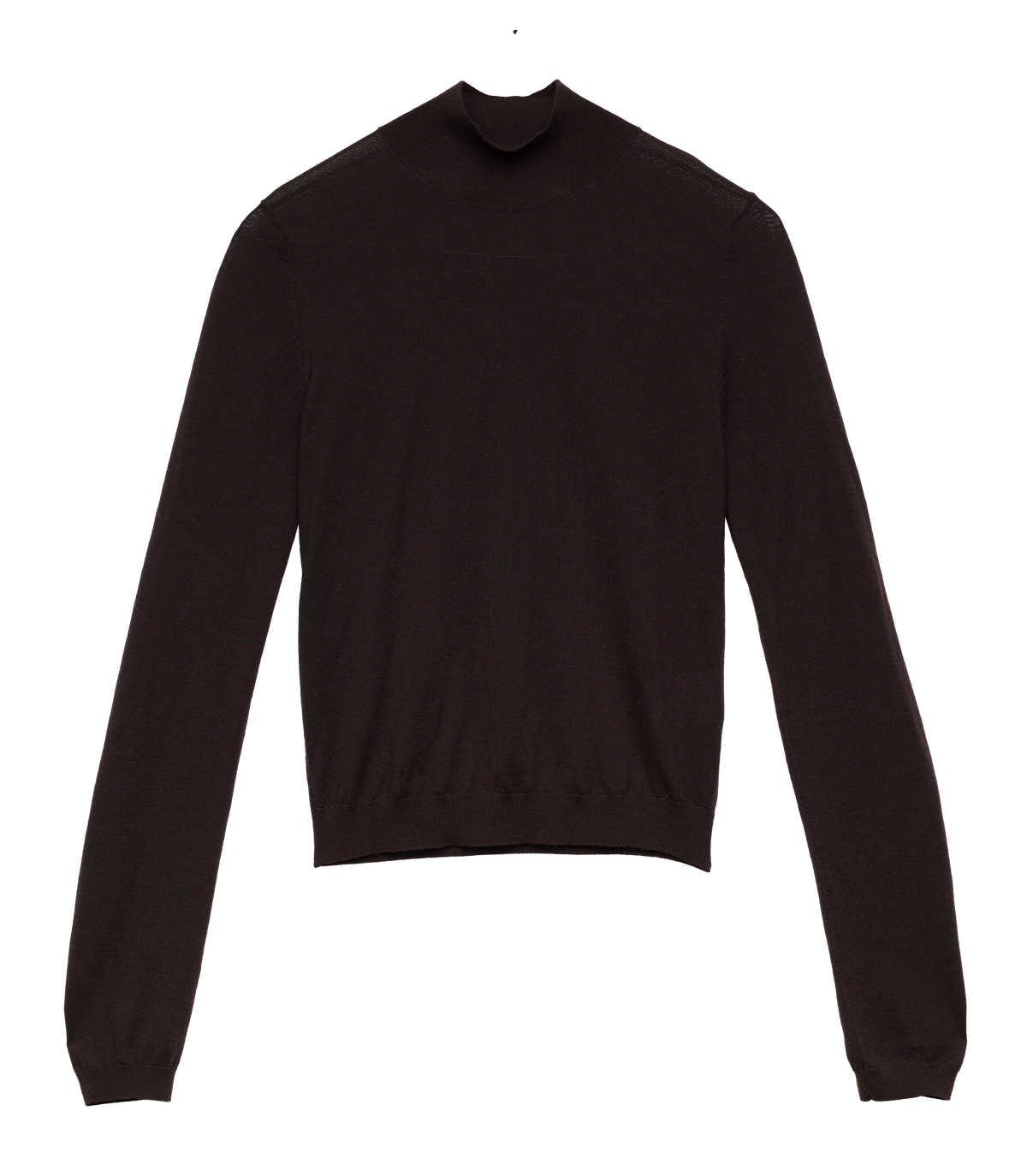 Neroni Turtleneck – Equestrian Brown Merino Wool