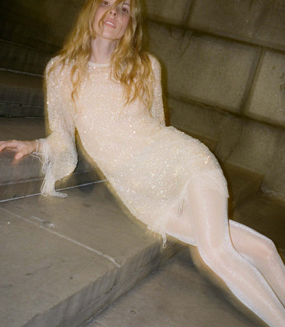 DÔEN Heirloom Noemi Dress – Pierre de Lune Beaded