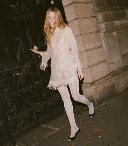 DÔEN Heirloom Noemi Dress – Pierre de Lune Beaded