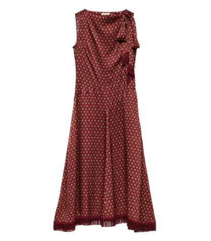 Nova Dress – San Sebastian Foulard Silk Satin Gown