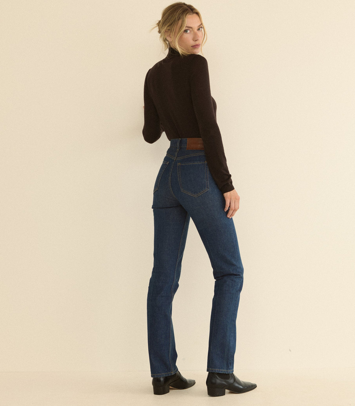 Ondine Jean – Cavalaire Dark Wash Regenerative Cotton