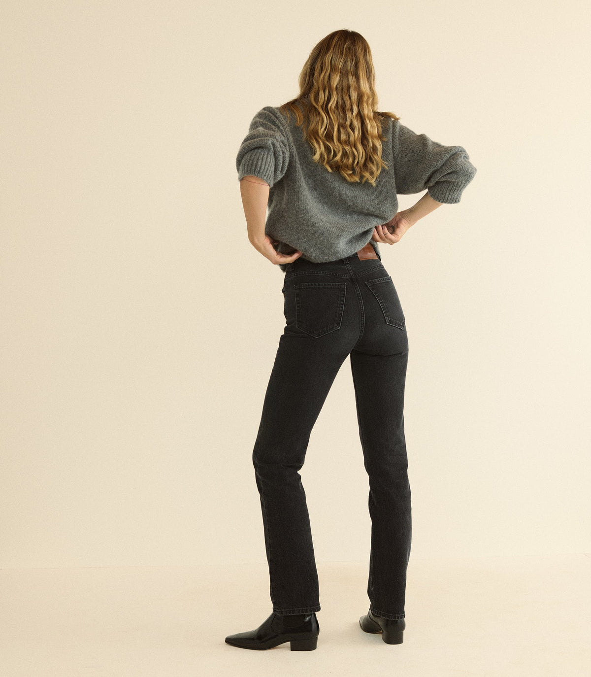 Ondine Jean – Coal Black Wash Regenerative Cotton