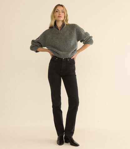Ondine Jean – Coal Black Wash Regenerative Cotton