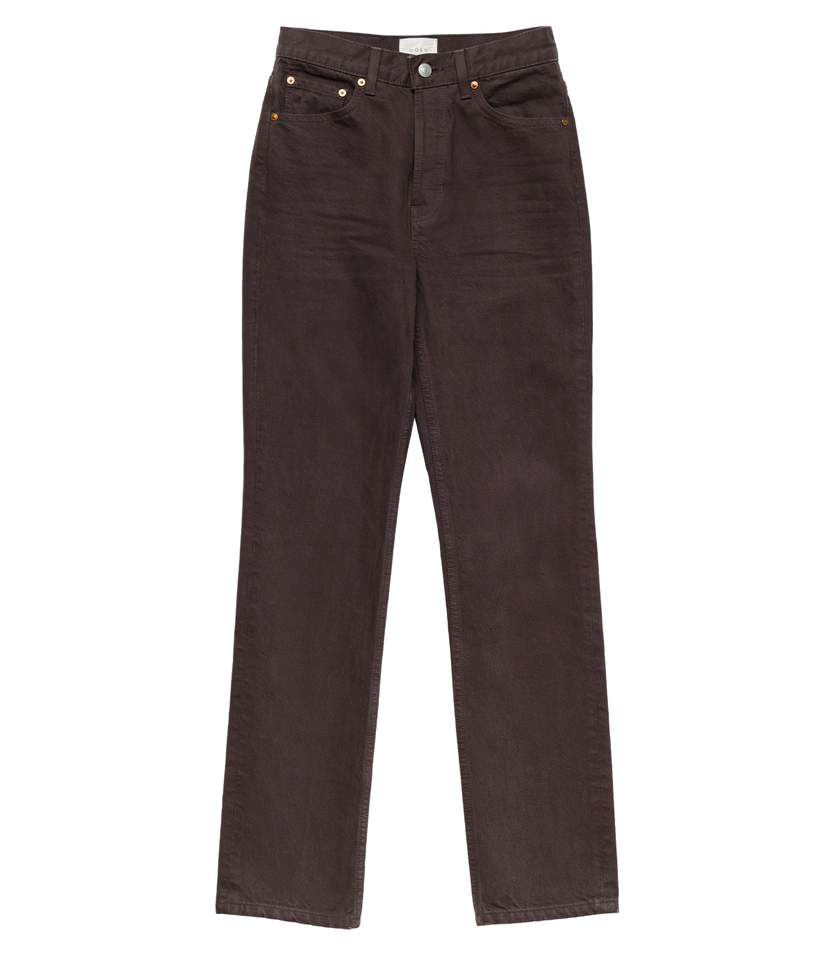 Ondine Jean – Equestrian Brown Wash | Slim Straight Denim