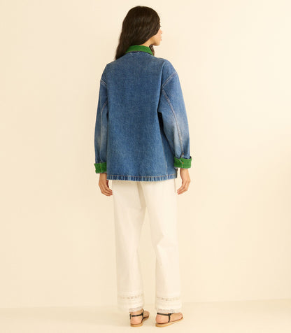 Pascual Jacket – Calgary Wash | Cotton Denim Barn Jacket