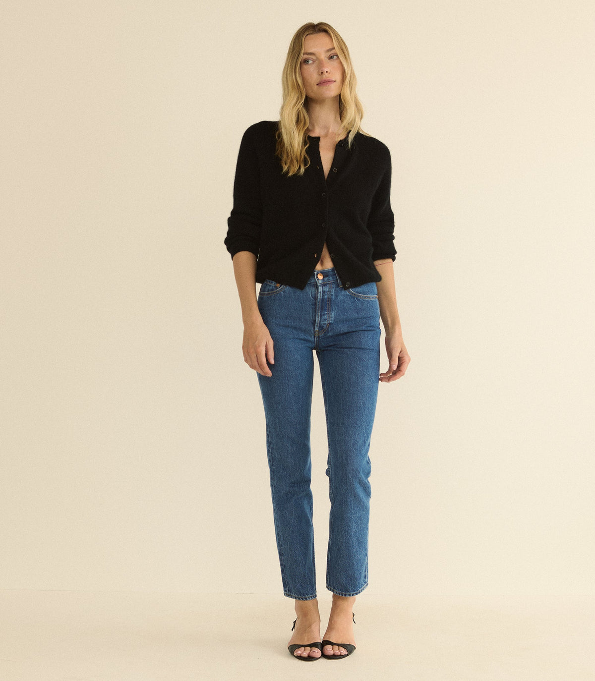 Paulene Jean Roussillon Mid Wash High Rise Slim Jeans