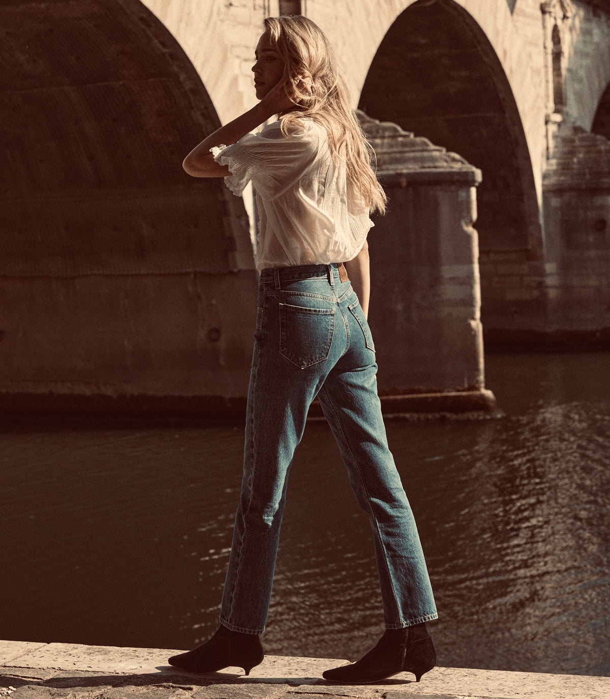 Paulene Jean Roussillon Mid Wash High Rise Slim Jeans