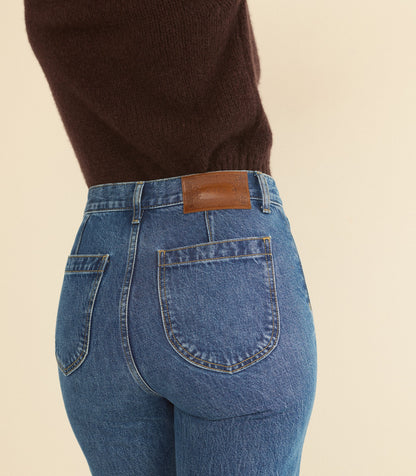 Sylvie Jean Roussillon Mid Wash | Regenerative Cotton Flare