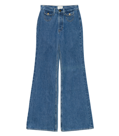 Sylvie Jean Roussillon Mid Wash | Regenerative Cotton Flare
