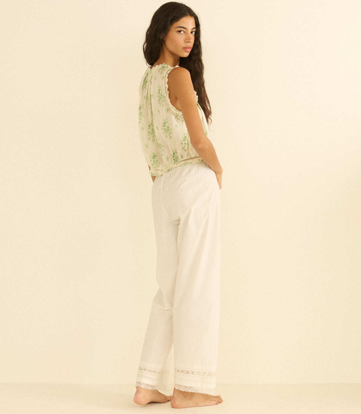 Traveler Top Petit Bouquet de Chamonix | Organic Cotton Voile