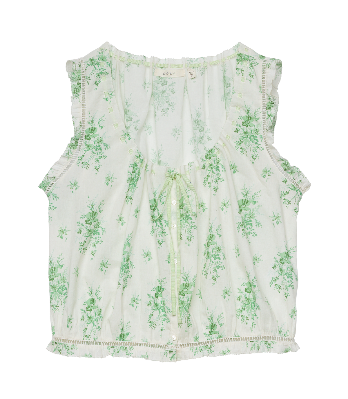 Traveler Top Petit Bouquet de Chamonix | Organic Cotton Voile