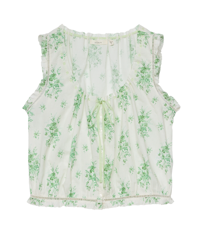 Traveler Top Petit Bouquet de Chamonix | Organic Cotton Voile
