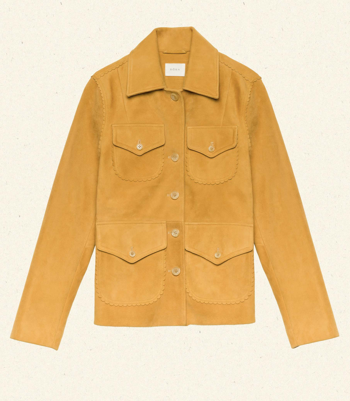 Vartan Jacket Wild Chicory | Goat Suede Mod Blazer