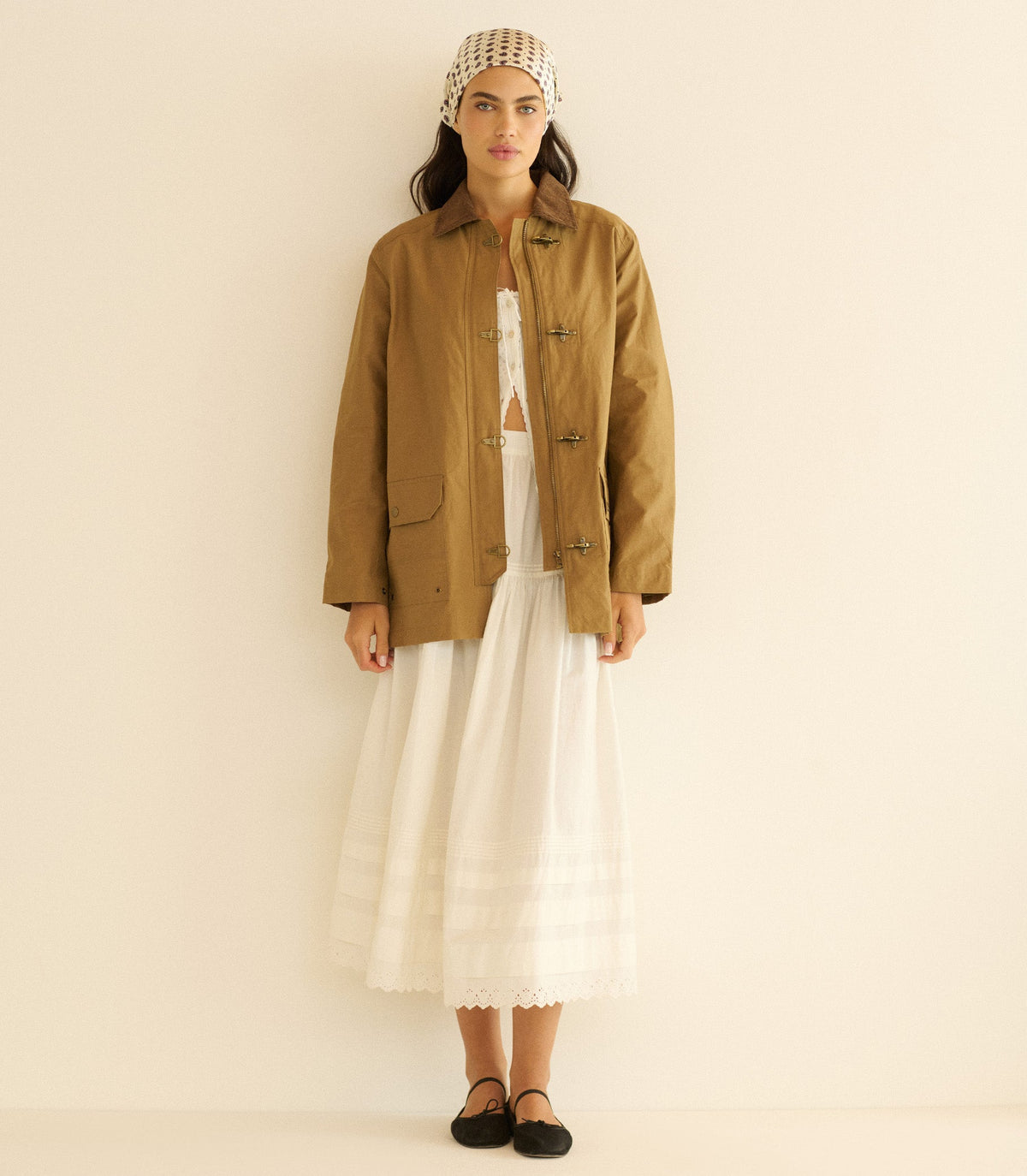 Waverley Waxed Cotton Raincoat – Coyote