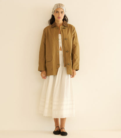 Waverley Waxed Cotton Raincoat – Coyote