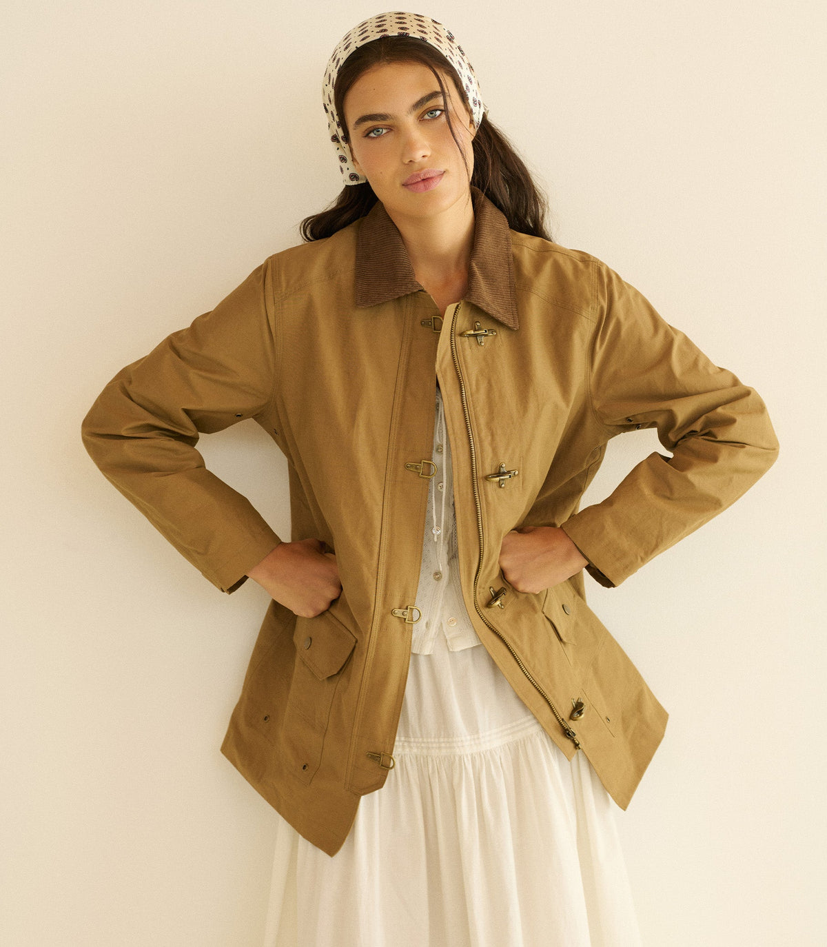 Waverley Waxed Cotton Raincoat – Coyote