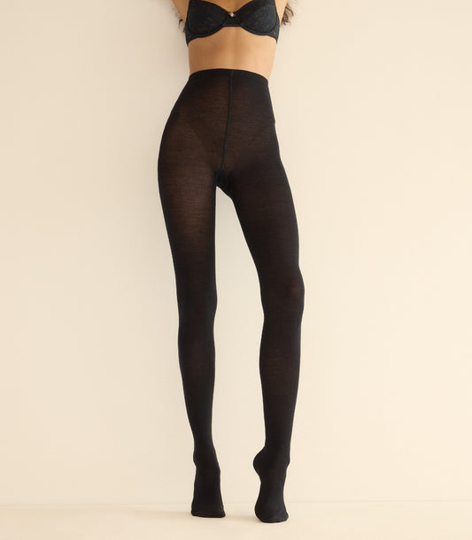 Wolford Merino Wool Blend Tights – Black